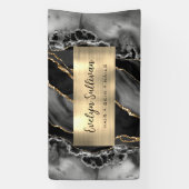 Black Gold Agate Spandoek (Verticaal)