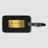 Black Gold Bagagelabel (Voorkant (horizontaal))