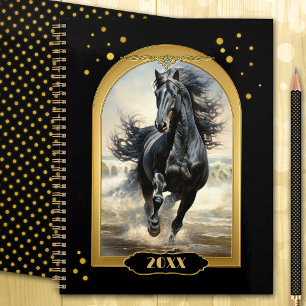 Black Gold Beach Horse