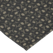 Black Gold Beige Liberty Floral Pattern Elegant Tafelkleed (Gekanteld)
