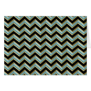 Black Gold Blauwgroen ZigZag