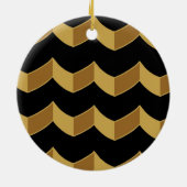 Black Gold Ceramic Ornament (Achterkant)
