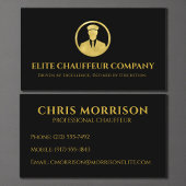 Black Gold Chauffeur Visitekaartje