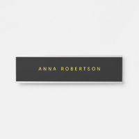 Black Gold Colors Professional Trendy minimalist