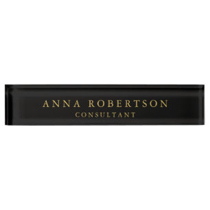 Black Gold Colors Professional Trendy minimalist Naambordje