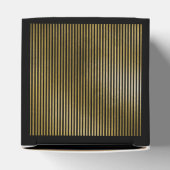 Black Gold Conceptual Minimal Name Geometry Bedankdoosjes (Bovenkant)