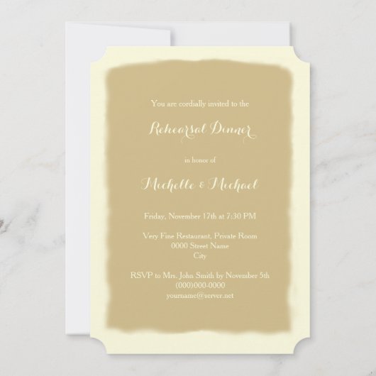 Black Gold Confetti Fleur de Lis Invitation (Dos)