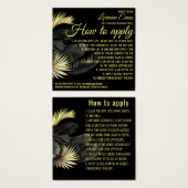 Black Gold Elegant (Devant & derrière)