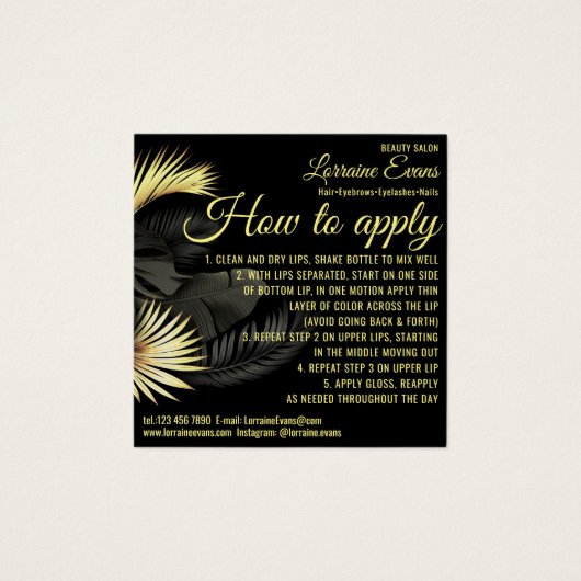 Black Gold Elegant (Devant)