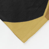 Black Gold Fleece Deken (Hoek)