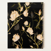 Black Gold Floral Elegance Trendy 2026  planner (Dos)