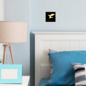 Black Gold Foil Imprimer Poster d'aigle et texte p (In situ (chambre))