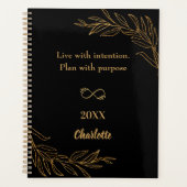 Black gold foliage quote 2026 (Devant)