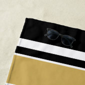 Black Gold Football Jersey Strandlaken (In situ)