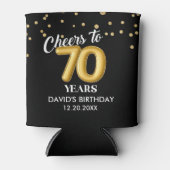 Black Gold juicht voor 70 jaar Koelbox Blikjeskoeler (Voorkant)