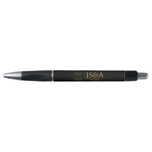Black Gold Justice Columns Law Firm Pen