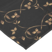 Black Gold leaf Lighthouse Route Decor Tafelkleed (Gekanteld)