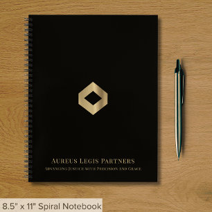 Black Gold Logo Carnet d'affaires