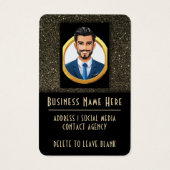 Black Gold Luxury Actors Entertainers Professionne (Dos)