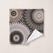 Black Gold Mandalas Bad Handdoek (Wasdoekje)