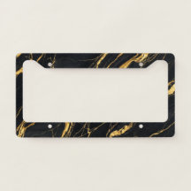 Black Gold Marble Bold Luxury Car Exterior