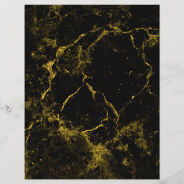 Black Gold Marble Craft-scrapbook (Voorkant)