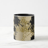 Black & Gold Marble Mug — Art in Every Sip (Centre)