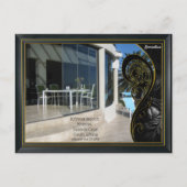 Black Gold Modern Geometric Abstract Briefkaart (Voorkant)