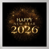 black gold new year poster 2026 (Devant)