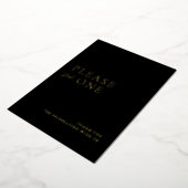 Black & Gold Please Take One Wedding Favor Sign (Gedraaid)
