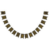 Black Gold Polka point Glam drapeaux de conception (Tout)