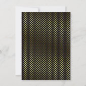 Black Gold Prince Baby shower uitnodiging (Achterkant)