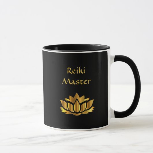 Black/Gold Reiki Master Mok (Rechts)