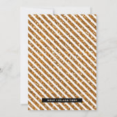 Black Gold Royal Prince Première Invitation d'anni (Dos)