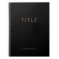 Black Gold Simple Modern Minimalist, speciaal gepe