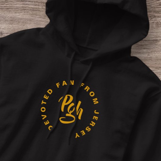 Black Gold Streetwear State Yinz Pgh Hoodie