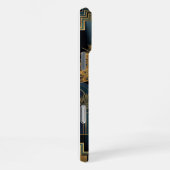 Black Gold Teal iPhone 16 Pro Max Case  Hoesje (Rechterkant)