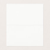 Black Gold Tuxedo Stripe Guest Table Number Card Kaart (Binnenkant ongevouwen)