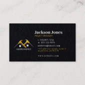 Black Gold White Home Outils de réparation Cartes  (Dos)