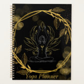 Black&Gold Yoga Planner (Voorkant)