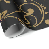 Black Golden Cadeaupapier (Rol Hoek)