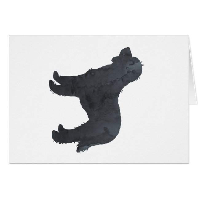 Black Goldendole/Labradoodle Artwork (Voorkant Horizontaal)