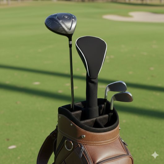 Black Golf Head Hoesje - ideaal voor uw clubs Golfheadcover