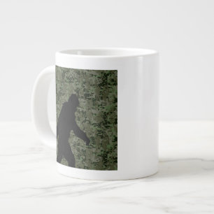 Black Gone Squatchin Woodland Digital Camouflage Grote Koffiekop