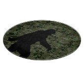 Black Gone Squatchin Woodland Digital Camouflage Snijplank (Hoek)