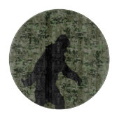 Black Gone Squatchin Woodland Digital Camouflage Snijplank (Voorkant)