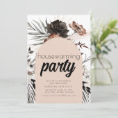 Black Goth Boho Invitation du parti de réchauffeme (Debout devant)