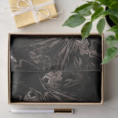 Black Gothic Fantasy Fabric Tissuepapier (Geschenk)
