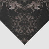 Black Gothic Fantasy Fabric Tissuepapier (Detail)