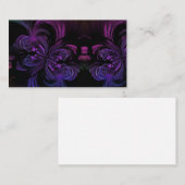 Black Gothic Girly Punk Butterfly Visitekaartje (Voorkant / Achterkant)